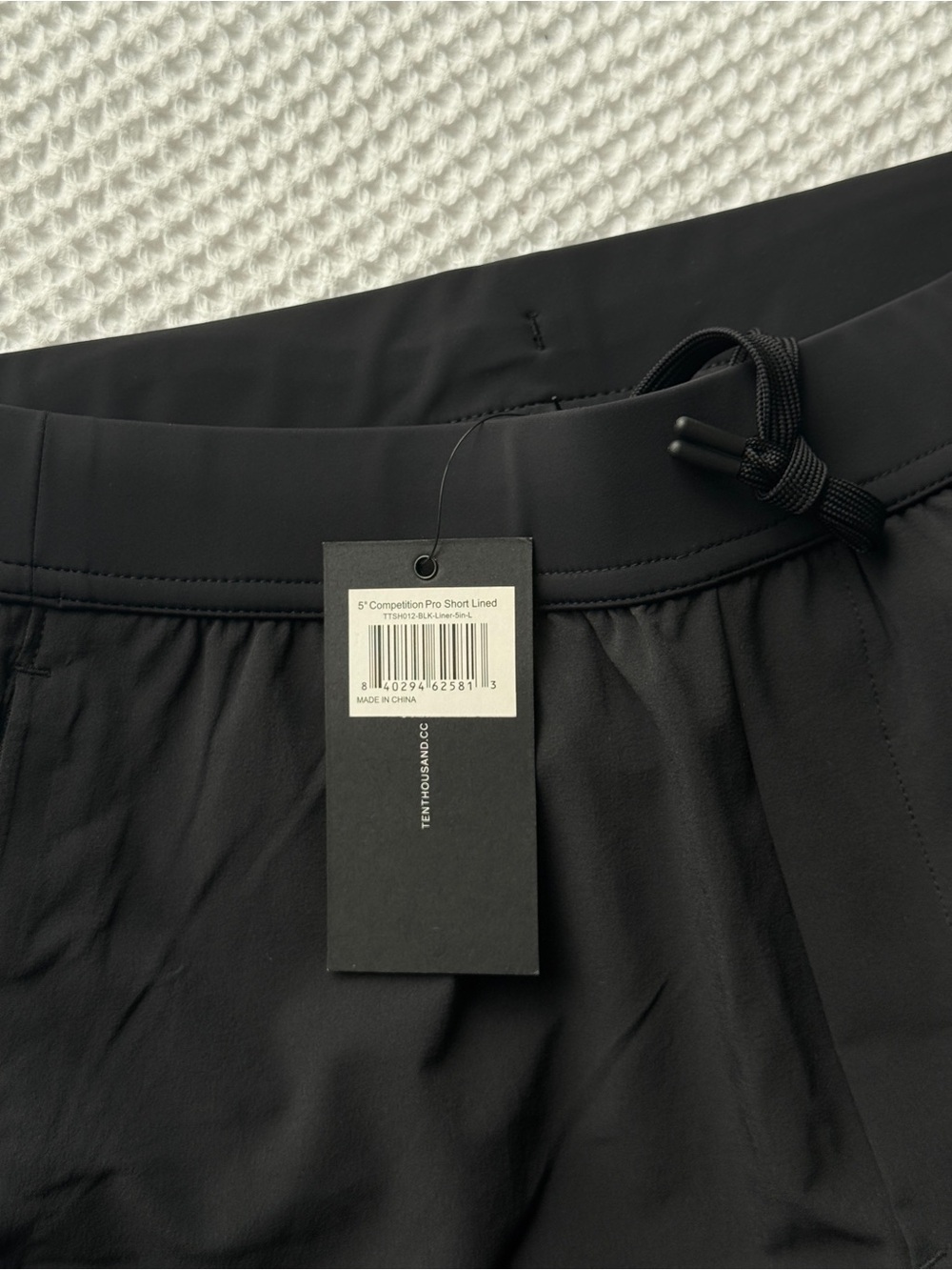 TEN THOUSAND Competition Short (5” inseam | Lined) - Black, Size Large - Picture 6 of 6